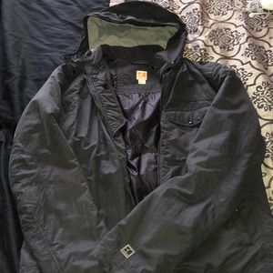 A very stylish Hugo boss orange coat brand. M size